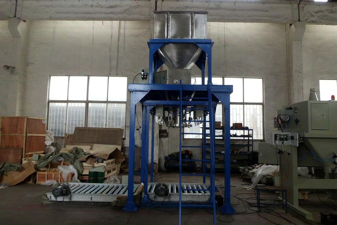 Automated Ton / Big Bag Filling Machine, Feed / Fertilizer / Wood Pellet Bagger
